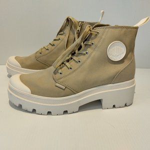 PALLADIUM Pallabase Twill Butternut Womens Boots 10 42